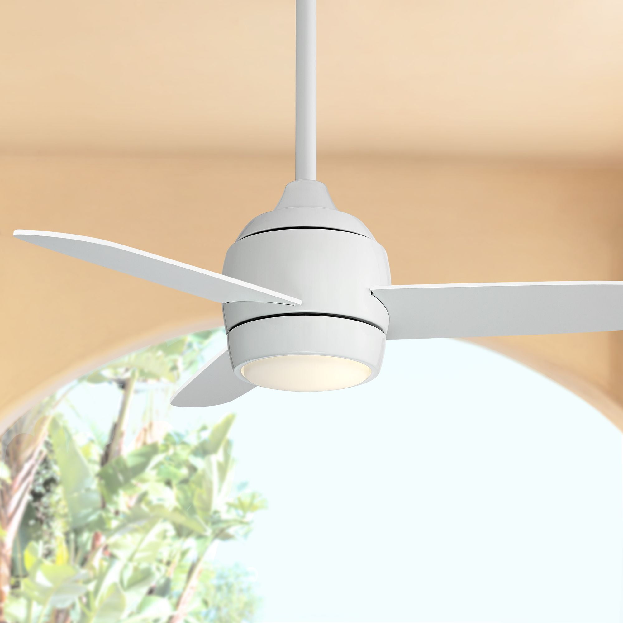 36" Casa Vieja Modern Outdoor Ceiling Fan with Light LED ...
