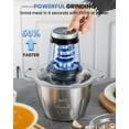 thumbnail image 4 of LINKChef Electric Food Chopper, 9.9 Cup Meat Grinder Food Processor Stainless Steel Meat for Vegetable Meat Fruit, 4 of 8