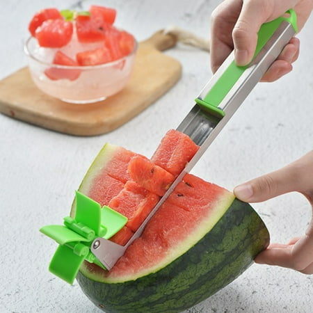 Stainless Steel Watermelon Slicer Cutter Knife Fruit Vegetable Tools Kitchen