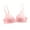 Pink, variant on Huanledash Student Girl Ultra-Thin Solid Color Push Up Bra Seamless Underwear Bralette