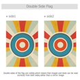 thumbnail image 4 of Yayeee Garden Flag 12" x 18" Double Sided Outdoor Yard Lawn Holiday Decorations, Colorful Circles, 4 of 6