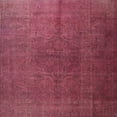 thumbnail image 1 of Ahgly Company Indoor Square Traditional Bright Maroon Red Persian Area Rugs, 7' Square, 1 of 6