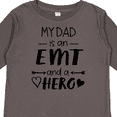 thumbnail image 4 of Inktastic My Dad is an EMT and a Hero Boys or Girls Long Sleeve Toddler T-Shirt, 4 of 5