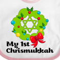 thumbnail image 4 of Inktastic My First Chrismukkah Boys or Girls Baby Bib, 4 of 4