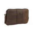 thumbnail image 2 of Vagarant Traveler Full Grain Leather Hand Clutch Waist Pack LW05.DS, 2 of 3