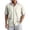 Light Purple, variant on Men Short Sleeve Button Down Shirt with Contrast Trim Notched Collar Relaxed Fit Casual Top for Everyday Wear