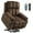 L1066-Brown, variant on LITVZ Power Lift Recliner with Extended Footrest for Elderly, Heavy Duty Wide Recliner Chair 400lb, Infinite Position, Heat Massage, Armrest Storage & Cup Holders for Big Tall Man