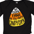 thumbnail image 4 of Inktastic Halloween No Such Thing as Too Much Candy Corn Boys or Girls Long Sleeve Baby Bodysuit, 4 of 5