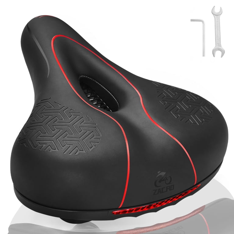 Zacro Comfort Bike Seat Cushion, Dual Shock Absorbing photo 1