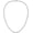 16 Inch White Gold, variant on 4mm Tennis Necklaces for Women - 3 Prong 18K White Gold Plated Round Cubic Zirconia Classic diamond Tennis Chain, Tennis Necklace for Women and Men, Size 16/18/20/22/24 inch