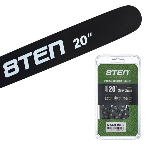 8TEN 20" Chainsaw Bar & Chain .050 3/8 72DL for Stihl GB MK1010463