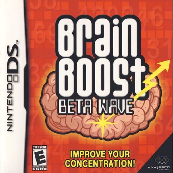 Restored Brain Boost: Beta Wave (Nintendo DS, 2006) (Refurbished)