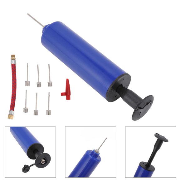 EOTVIA Kit de Ballon Multifonction Portable Basketball avec 6 Aiguilles en Métal pour Soccer Soccer Volleyball Yoga Ballon, Kit de Ballon, Manuel Air