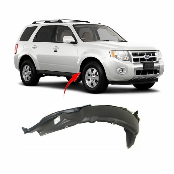 DCP Front Right Passenger Side Fender Liner For 2008-2012 Ford Escape FO1249126