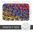 thumbnail image 2 of Sikiie Vintage Audio Cassettes Print Flannel Anti-slip Floor Mat 16x24in, Thickened Dustproof Entrance Door Mat Floor Mat for Kitchen, Bathroom, Laundry Room, 2 of 7