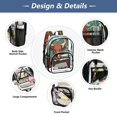 thumbnail image 5 of Ttyddzy Clear Backpack Heavy Duty PVC Transparent Backpack for College Workplace, Bull, 5 of 8