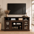 thumbnail image 6 of LEGAHOME Farmhouse TV Stand for 65 Inch TV, Wooden TV Cabinet with Storage, Media Television Console Entertainment Center for Living Room, Espresso, 6 of 7