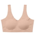 thumbnail image 2 of ZhangNan Sports Bras For Large Busts With Support, Vest Strappy Inner Fixed Cup Back Comfortable Large Bust Slimming Sports Bra, Pink Slimming Sports Bras For Women, Pink S, Size S-2XL, 2 of 8