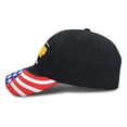 thumbnail image 3 of Gorra de béisbol ajustable con bordado "Trump 2024" y texto "Take America Back", color negro, 3 of 5