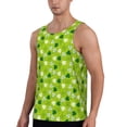 thumbnail image 2 of Gukieu St. Patrick's day Print Men's Quick Dry Fitness Vest, Round Neck Sleeveless Fitness Bodybuilding Top-XX-Large, 2 of 7