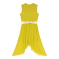 thumbnail image 4 of iiniim Robe de Danse Lyrique Brillante pour Femmes, Robe de Performance de Danse Ballet Moderne Contemporaine Jaune G, 4 of 5