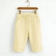 thumbnail image 5 of Pantalones Sueltos de Pierna Ancha para Mujeres Pantalones Cortos Sueltos Elásticos de Raya Casual Pantalones Cortos de Pierna Ancha Recta con Bolsillo, 5 of 8