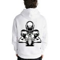 thumbnail image 4 of CONFREE Mens Hoodies Casual Prints Hoodies For Men Graphic Long Sleeve Pullover Hooded Sweatshirts With Pockets, 4 of 4