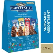 GHIRARDELLI Holiday Chocolate Snowmen Assortment, 13.9 Oz Bag