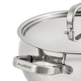thumbnail image 3 of BergHOFF Belly Shape 18/10 Stainless Steel 9.5" Stock Pot with SS Lid, 5.5qt., 3 of 7