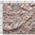 thumbnail image 2 of Soimoi Animal Skin Printed, Japan Crepe Satinfabric By The Yard - 54 Inch Widedecorative Sewing Fabric For Dresses, Kimonos, Gowns - White, 2 of 5
