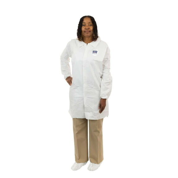 Microporous Lab Coat, No Pockets