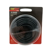 EverStart 18-Gauge Auto Wire, Black Wire, 40 feet, Light Swith to Fuse Block or Relay for Car.