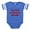 Royal Blue, variant on CafePress - Look Of Horror_Red - Cute Infant Baby Football Bodysuit