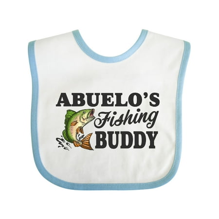 

Inktastic Abuelo s Fishing Buddy Gift Baby Boy Bib