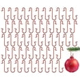 thumbnail image 2 of IMENGL Liquidation! Crochets Delayuji pour Suspendre 50/20 Pcs Crochets pour Ornements de Noël Dorés & Verts & Rouges Cintres pour Ornements de Noël Crochets S de Noël Cintres pour Ornements Fantaisie pour Décorations de Sapin de Noël A Rouge, 2 of 9