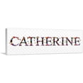thumbnail image 1 of ARTCANVAS CATHERINE Girls Name Room Decor Canvas Art Print - Size: 48" x 16" (1.50" Deep), 1 of 9
