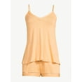 thumbnail image 5 of Joyspun Women's Knit Camisole and Shorts Sleep Set, 2-Piece, Sizes S to 3X, 5 of 5