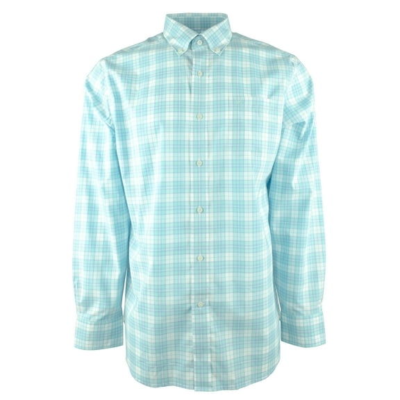 Men's Freeboard Plaid Button Down Long Sleeve Shirt-AT-M