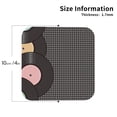 thumbnail image 2 of Vsdgher Vinyl Records Leather Coasters for Drinks, Durable Drink Coasters 4 Set for Tabletop Protection, Luxurious Home Décor and Housewarming Gift ( {designName})Square, 2 of 6