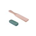 thumbnail image 1 of Wooden Knife Sharpener Leather Craft Strop Kit Double Side Sharpening Tools Razor Polishing Board with Polishing Wax for DIY Home Handicraft, 1 of 7