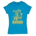 thumbnail image 5 of Country Girl Rodeo T-Shirt Vintage Cowgirl Women's Tee, 5 of 7