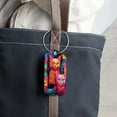 thumbnail image 6 of PhooArto 2 PCS Luggage Tag for Suitcase Bag Tags for Backpacks Baggage Handbag School Instrument Tag Label, Neon Kitten Color Pattern, 6 of 6