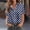 Tops-76Navy, variant on Cute Tops for Women Polka Dot Print Vintage Tees Collared Short Sleeve Button Down Shirts Blue White Spot Retro Style Holiday Daily Wear