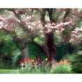 thumbnail image 3 of Bolokofsky, Ronald 14x12 Black Modern Framed Museum Art Print Titled - Park Tulips, 3 of 5