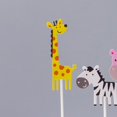 thumbnail image 5 of RV Adornos acrílicos para cupcakes con animales, bonitos animales de la selva, decoración para tartas de cumpleaños para bebés, Baby ShowRV (adornos para cupcakes de animales) Rojo Verde, 5 of 5