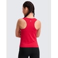 thumbnail image 2 of CRZ YOGA Girls Seamless Athletic Tank Tops Waist Length Active Dance Casual Racerback Sleeveless Shirts Kids Teen, 2 of 6