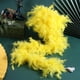thumbnail image 4 of Boa de plumas de pavo de 2 m, 15,5-20 cm de grosor, esponjosa, colorida, bufanda de plumas amarillas, accesorios para disfraces., 4 of 9