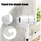 thumbnail image 4 of Xihbxyly Organizador de Herramientas para El Cabello, Cesta de Almacenamiento de Pared, Organizador de Baño Inoxidable, Fácil Instalación Adhesiva, Gran Capacidad para Secadores y Planchas de Pelo, B, 4 of 6