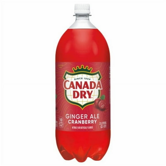 Canada Dry Cranberry Ginger Ale Soda Bottle - 2 liter