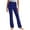 t-64Dark Blue1, variant on Child Stylish Flare Leg Pants Girls Fashionable Soft Stretch Comfy Everyday Wear Pants Trousers With Flowy And Elastic Waistband School Playground Versatile Slacks